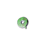 Green DOAF branded donut design on a white background