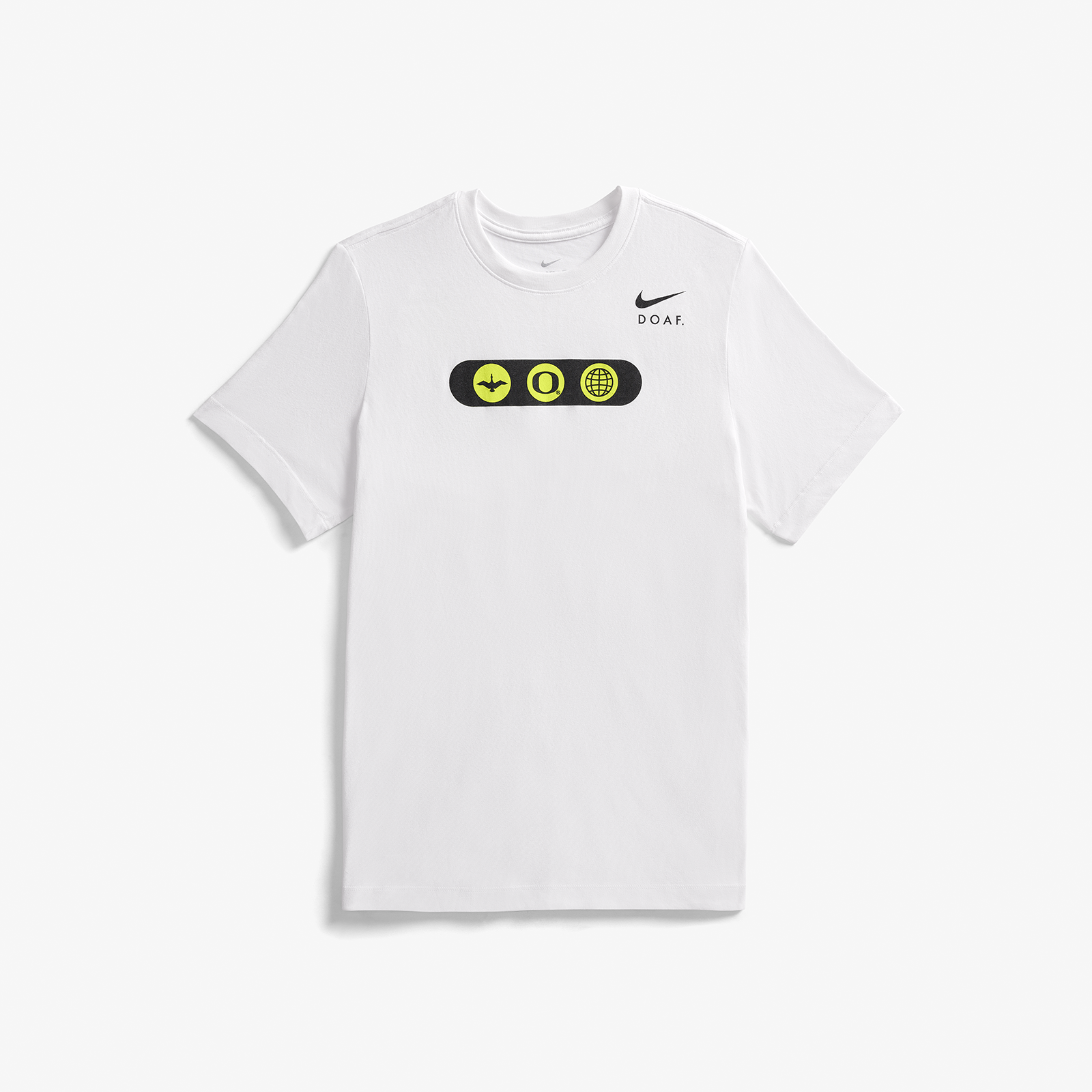 Front of the World Wide Webbed Tee with graphic and logo.